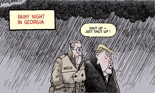 Editorial cartoon published Jan. 7, 2021